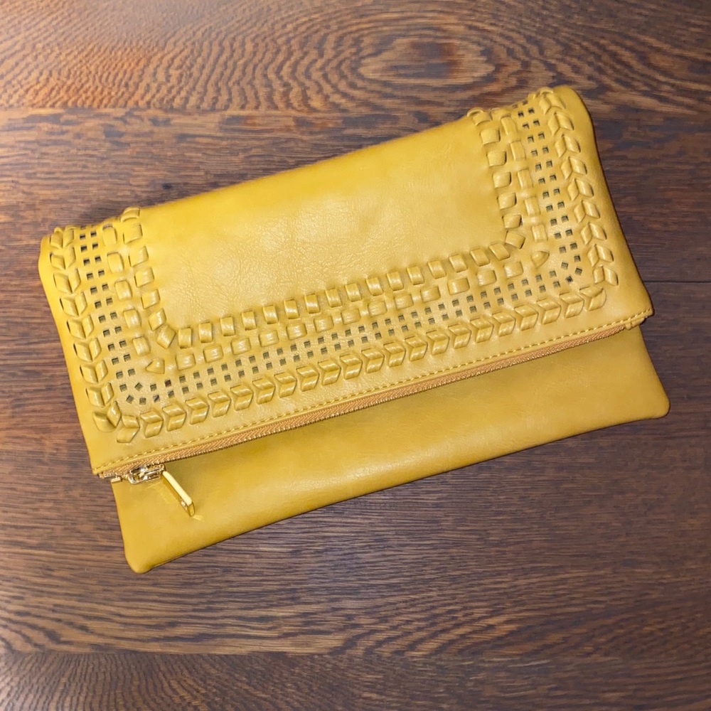 Mustard Stitch Fix Clutch